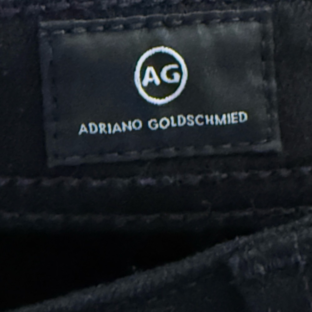 Ag Adriano Goldschmied Fathom Navy Slim Men's Jeans - Picture 8 of 9